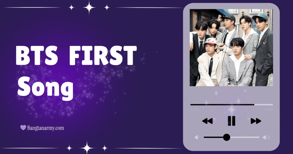 BTS first song