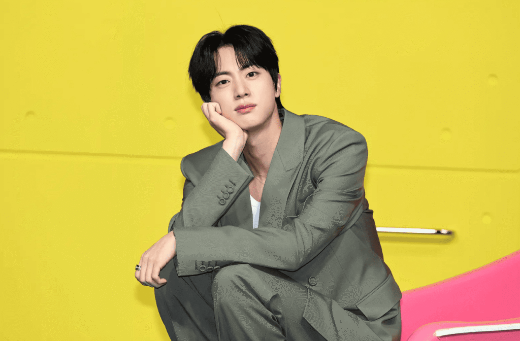 Jin from BTS solo photoshoot