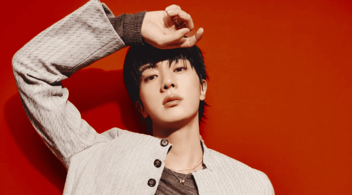 Solo photo of Jin from BTS Solo photo of Jin from BTS