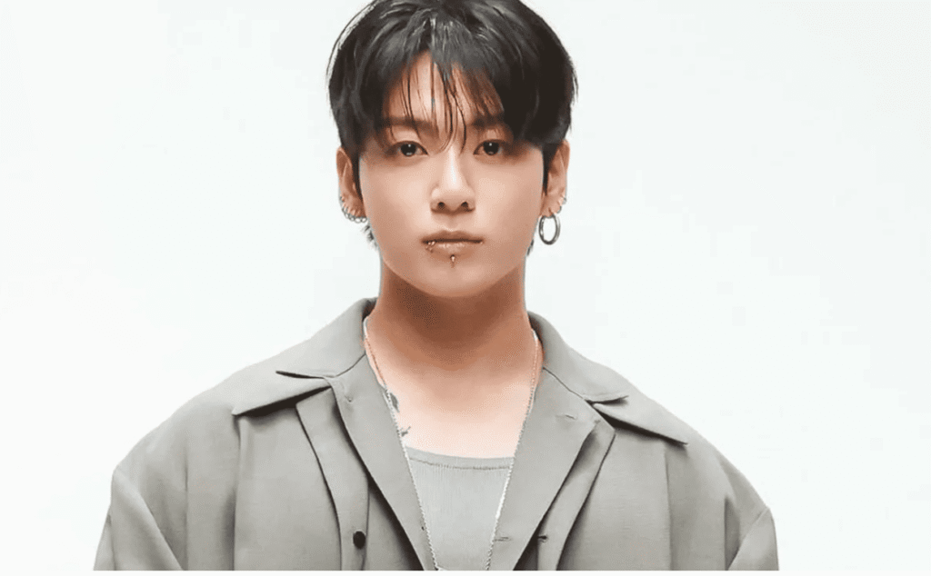 Close-up image of Jungkook from BTS Close-up image of Jungkook from BTS