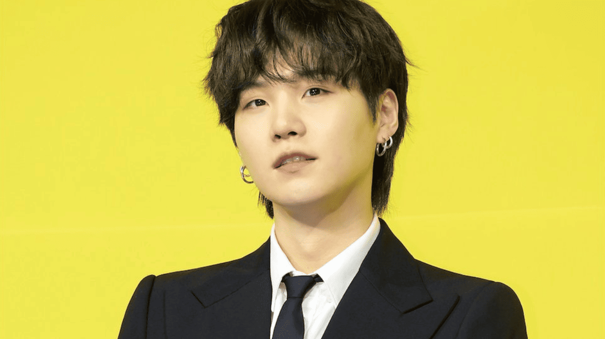 Portrait of Suga from BTS