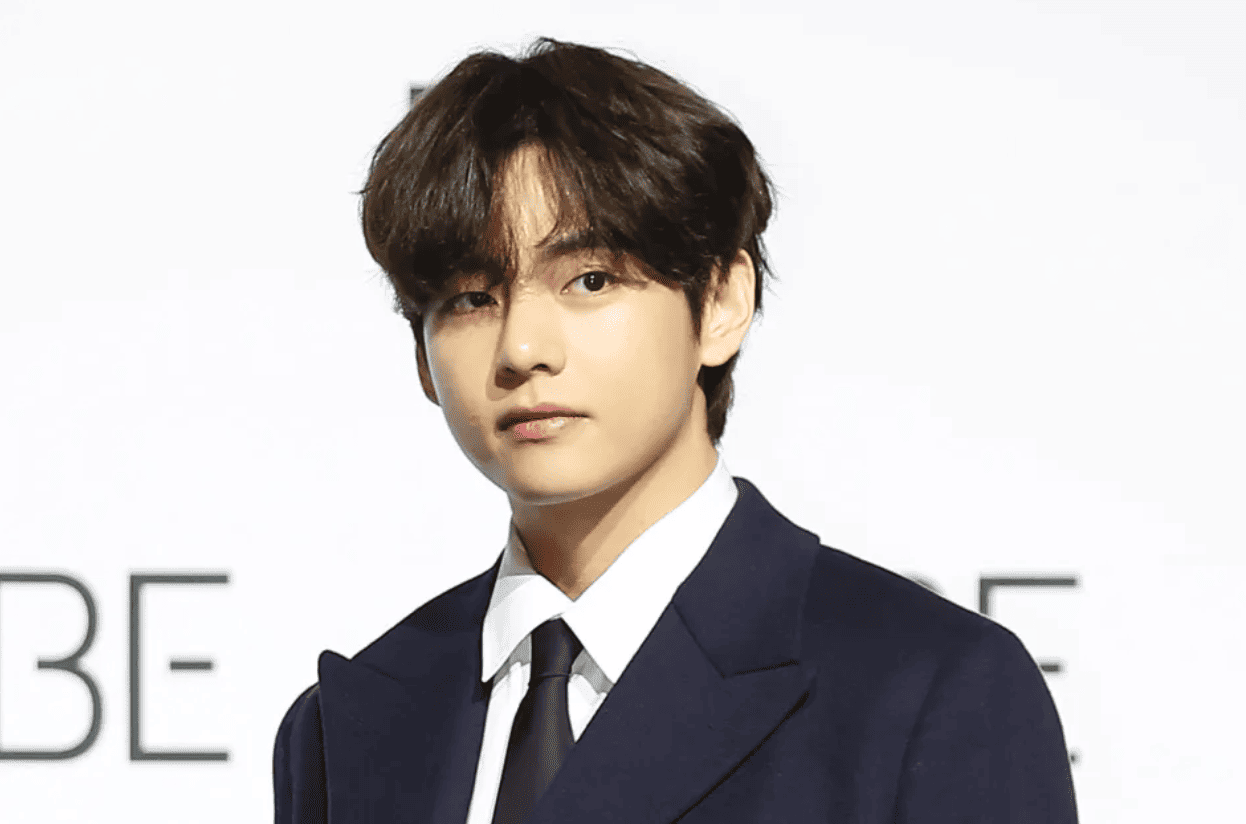 Solo image of V from BTS Solo image of V from BTS